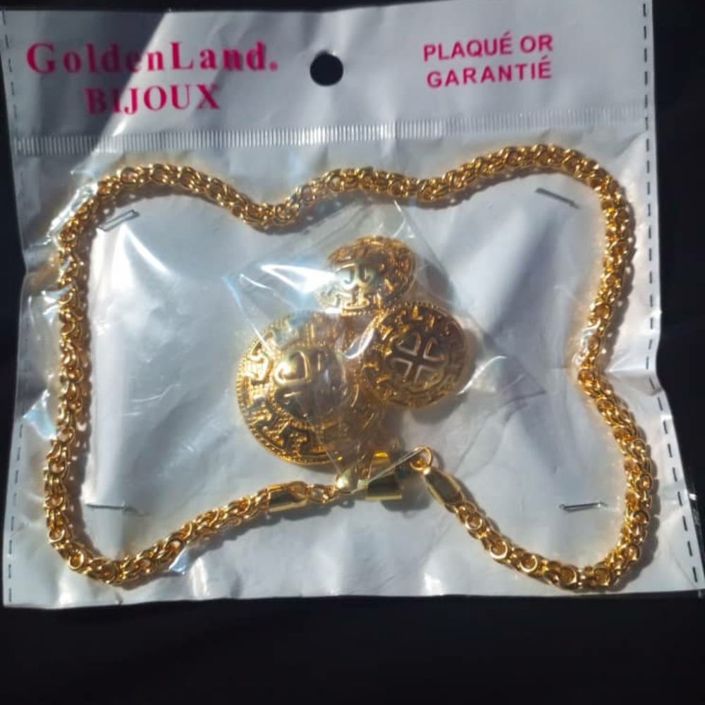 Italian gold plated chain sets